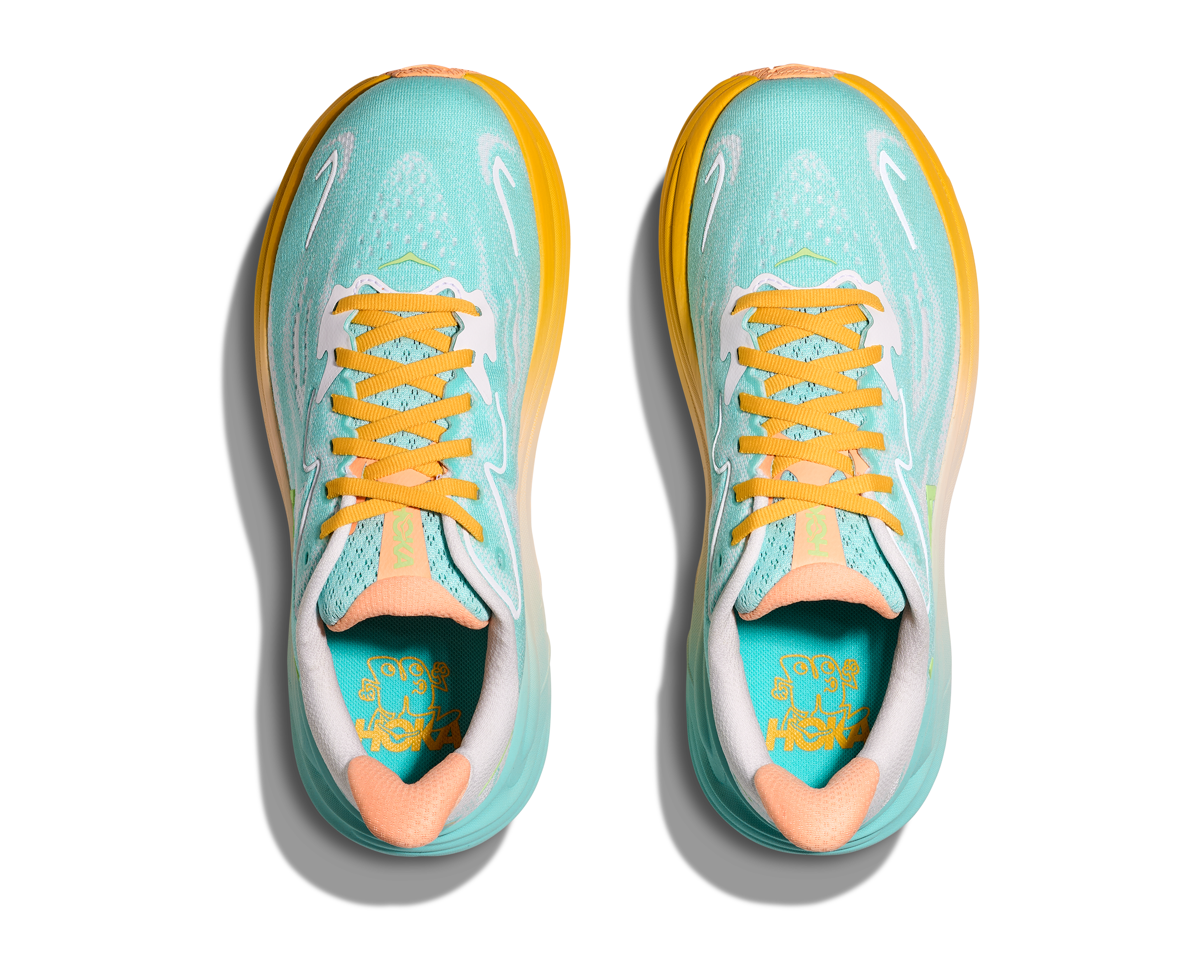 Hoka Clifton 10, Laufschuh, Damen, Blue Spark/White