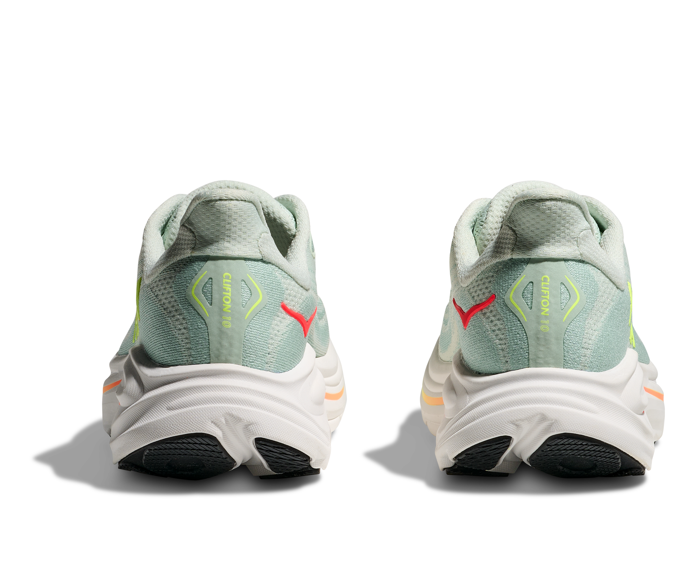 Rückansicht/Fersenbereich beide Schuhe