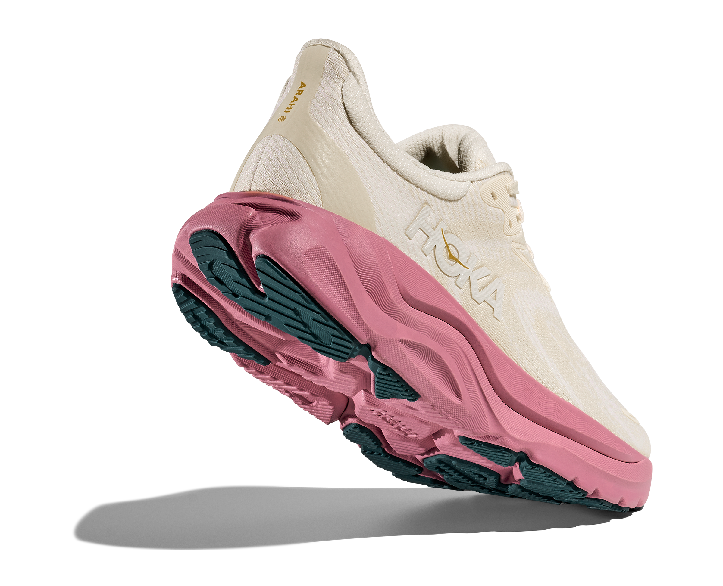 Schrägansicht rechter Schuh von hinten Unterseite