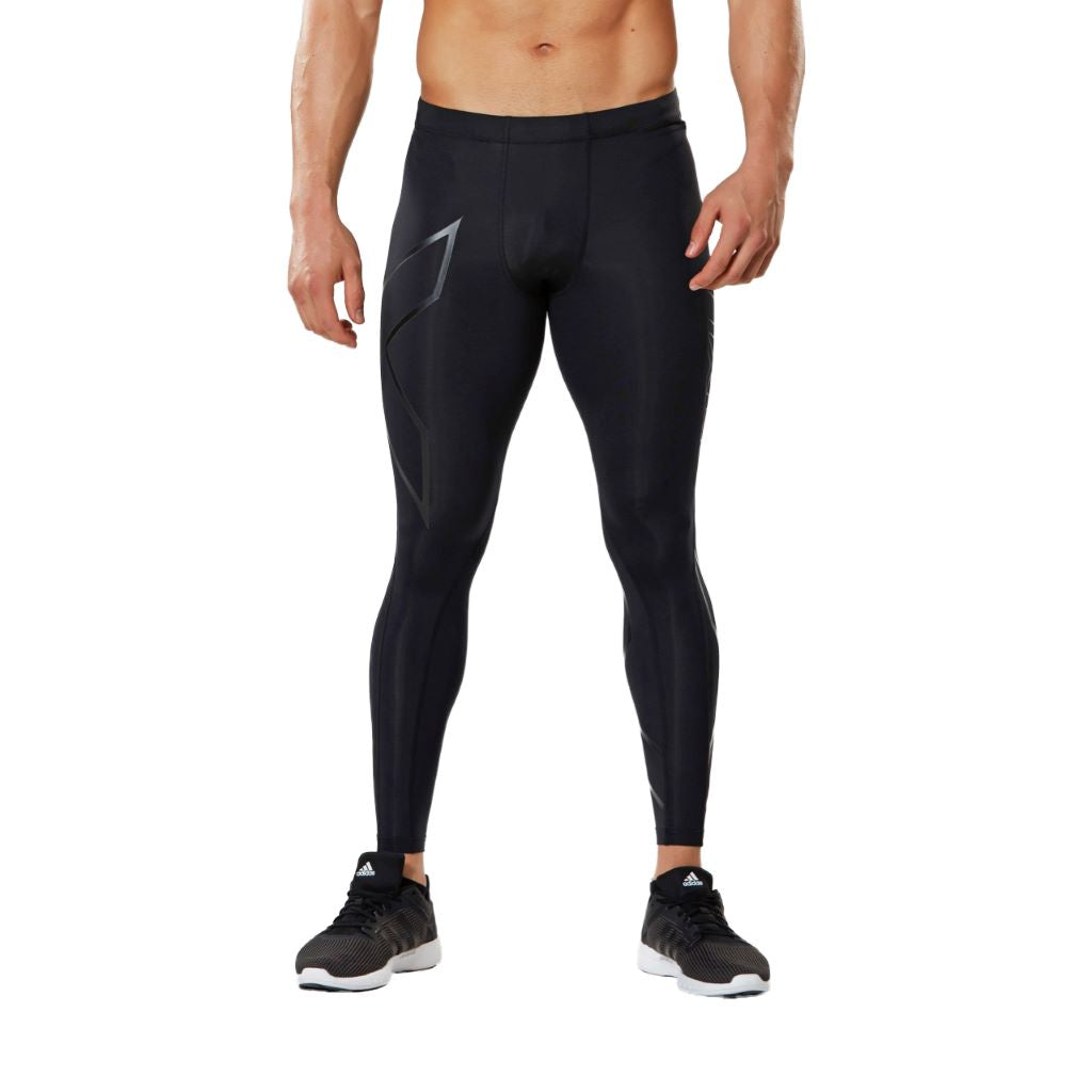 2XU Core Compression Tights Laufhose Herren Black Nero Laufzentrum