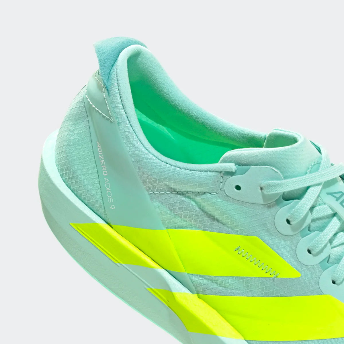 Adidas ADIZERO ADIOS 9 Damen Laufschuh – Sea Flash Aqua/Lucid Lemon/Minton