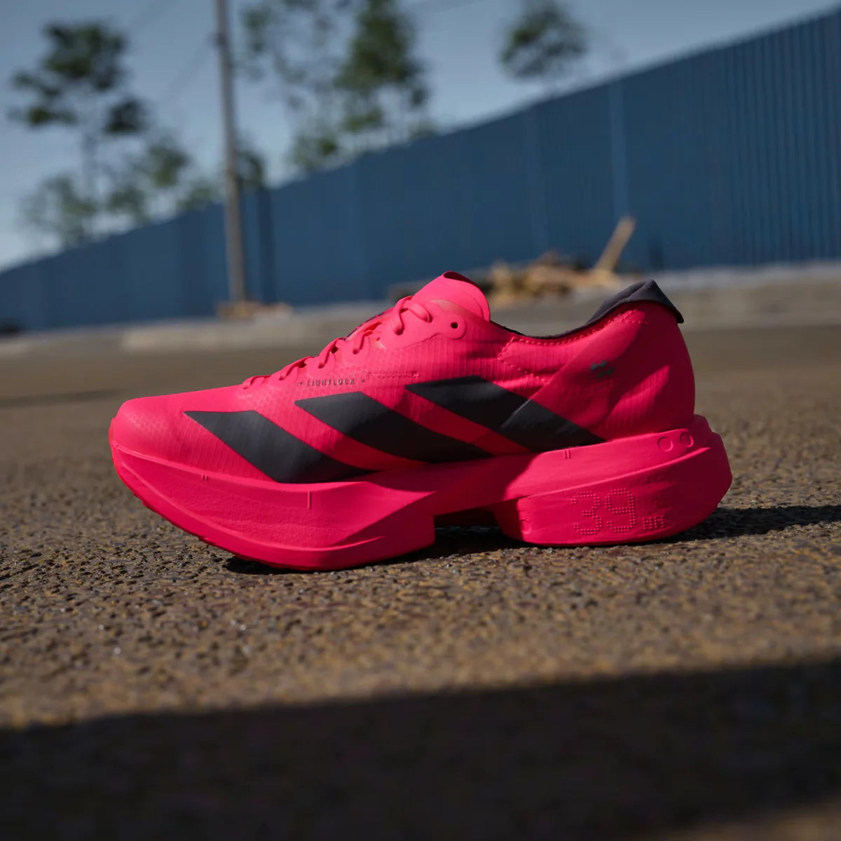 Adidas ADIZERO ADIOS Pro 4, Laufschuh, Damen, Lucid Red/Core Black/Lucid Red