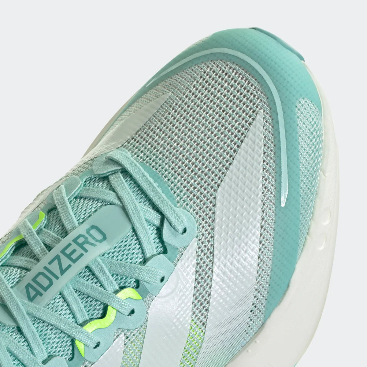 Adidas ADIZERO BOSTON 13, Laufschuh, Damen, Semi Flash Aqua/Zero Metalic/Lucid Lemon
