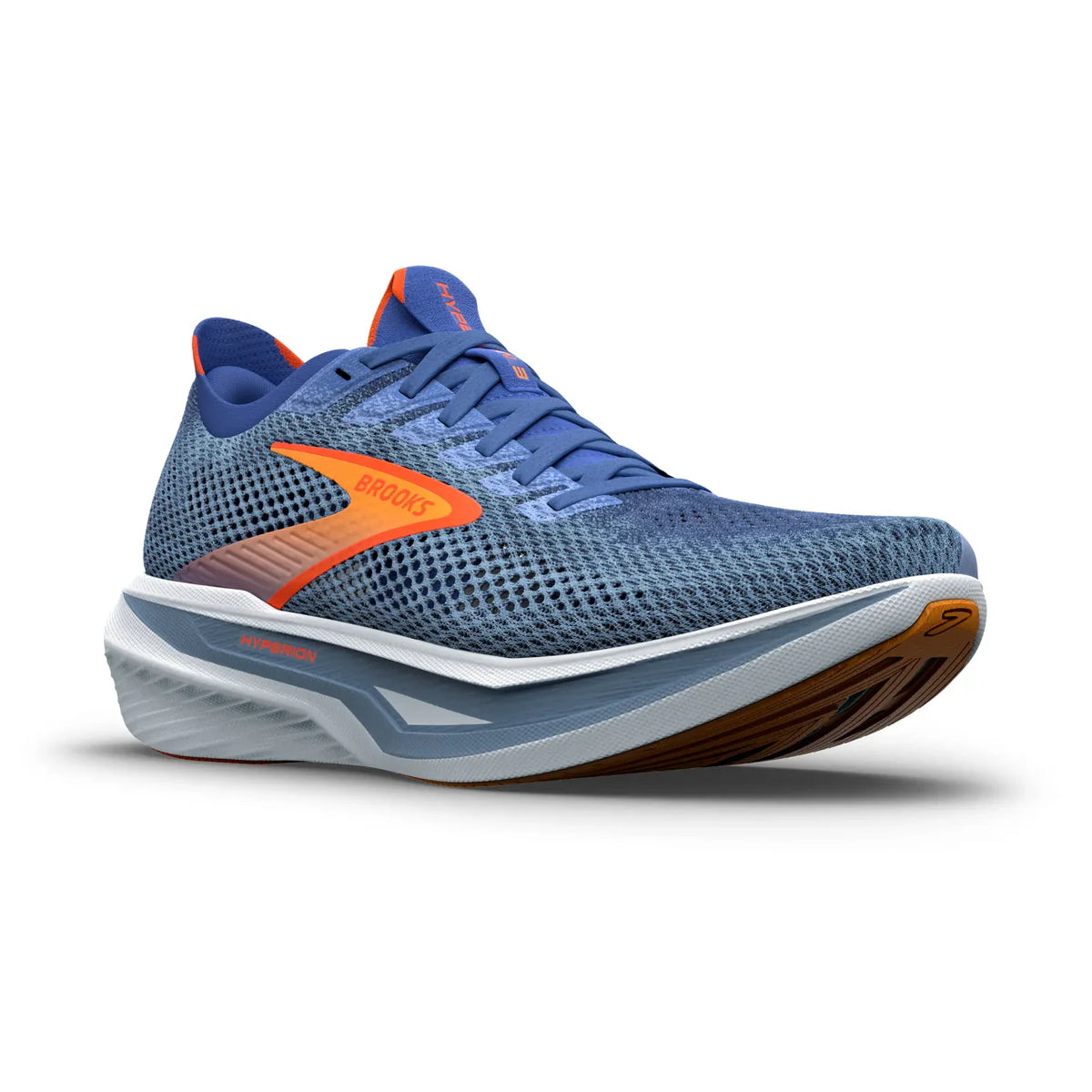 Brooks Hyperion 3, Laufschuh, Damen, Blue Heron/Orange/White
