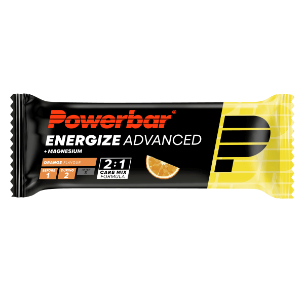 Powerbar Energize Advanced Riegel, Orange, 55g