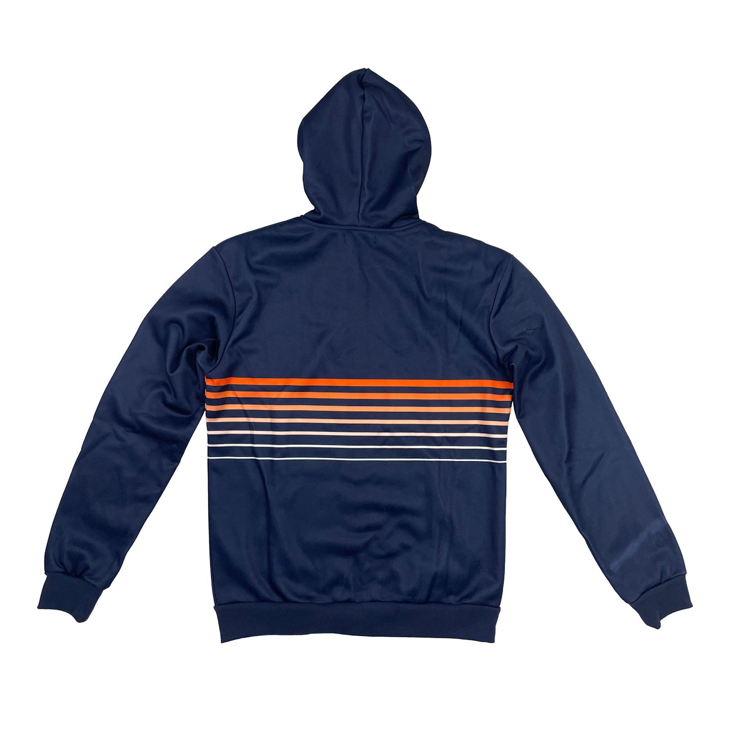Trinovate Essential Hoodie, blau-orange, hinten
