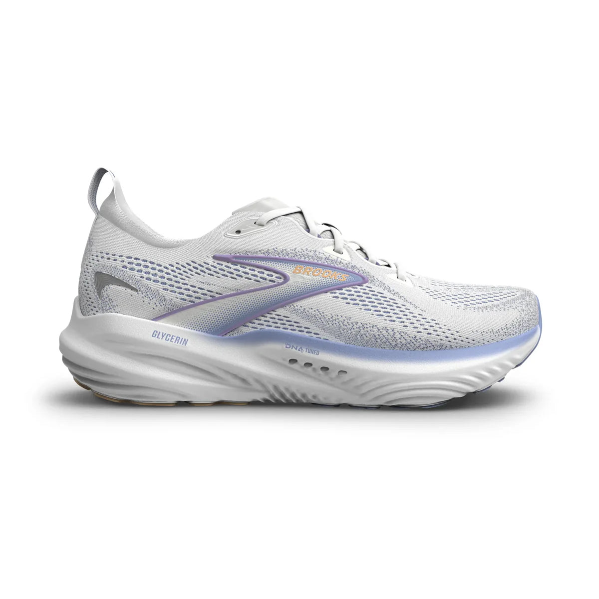 Brooks Glycerin 22, Laufschuh, Damen, White/blue Heron/Apricot