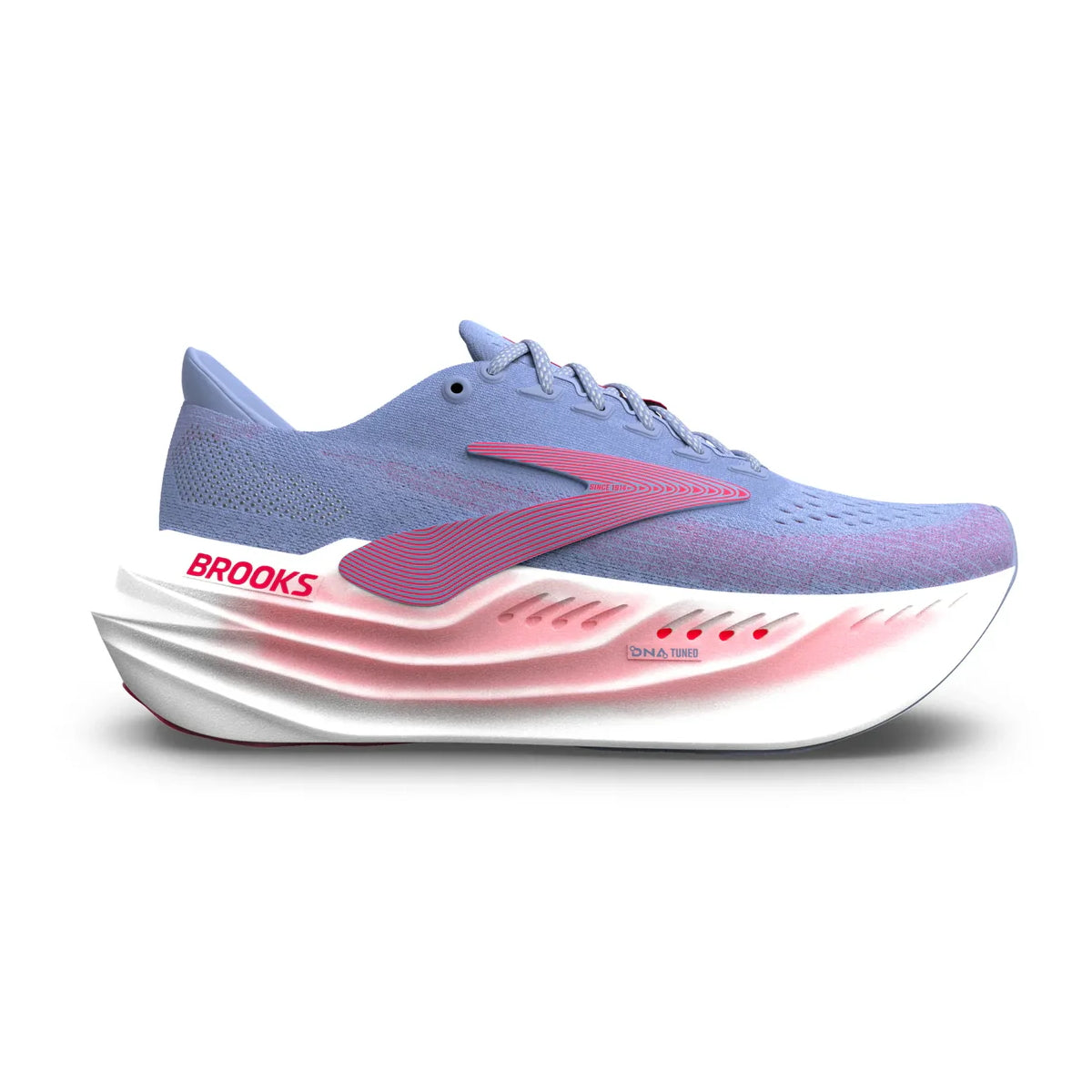 Brooks Glycerin Max, Laufschuh, Damen, Blue Heron/Diva Pink/White