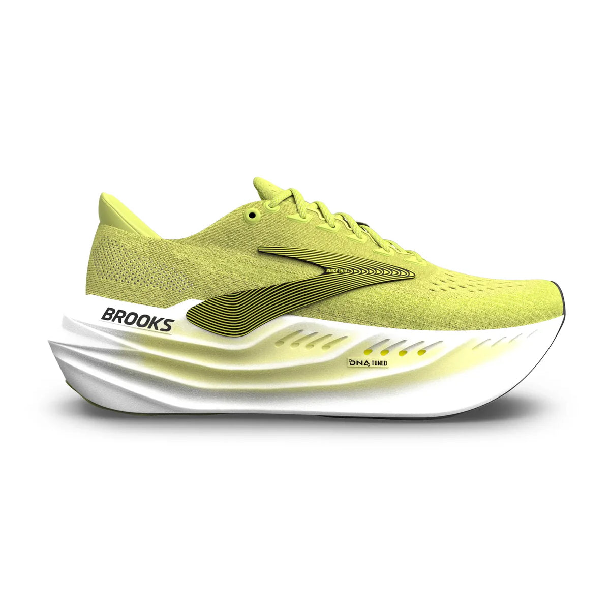 Brooks Glycerin Max, Laufschuh, Damen, Sunny Lime/Black/White