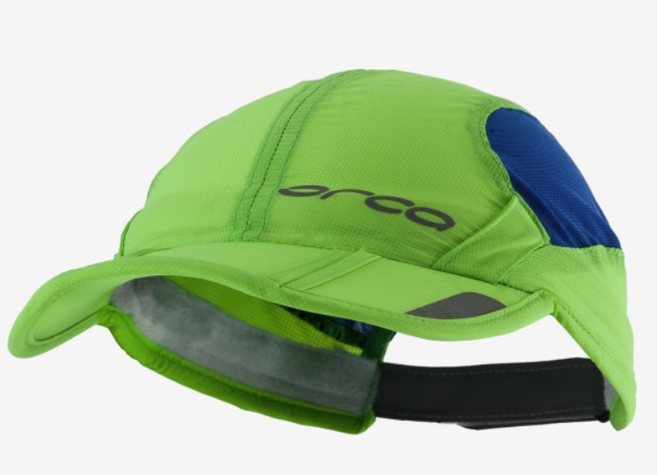 faltbares Cap schwarz/grün