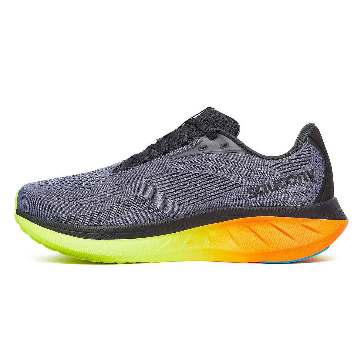 Saucony Ride 18, Laufschuh, Herren, Shadow/Vizi