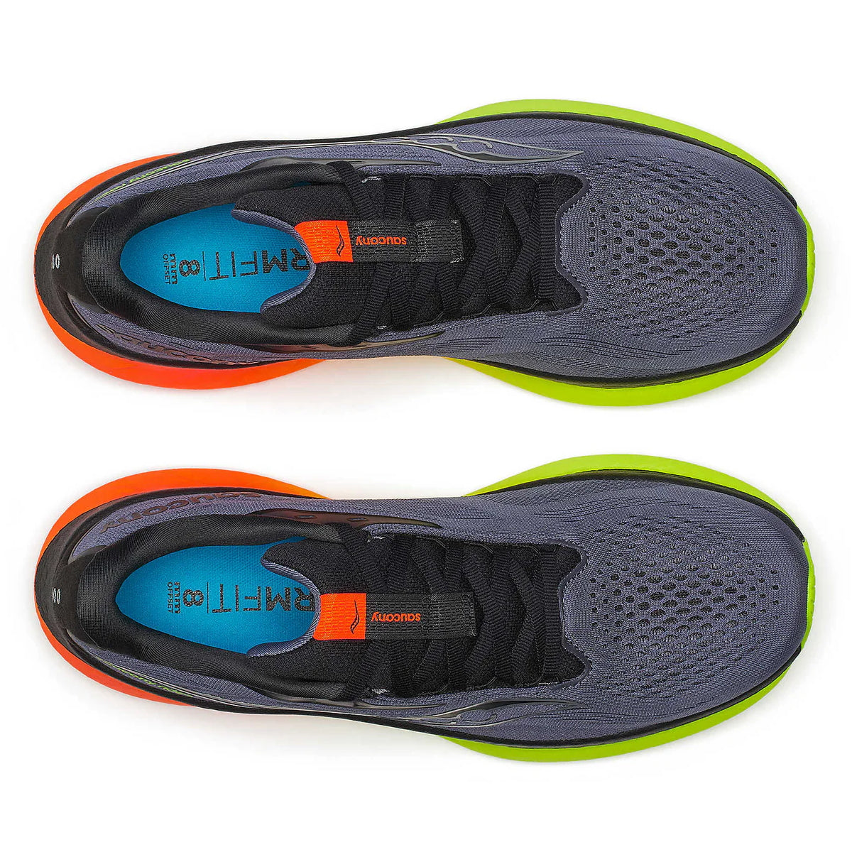 Saucony Ride 18, Laufschuh, Herren, Shadow/Vizi