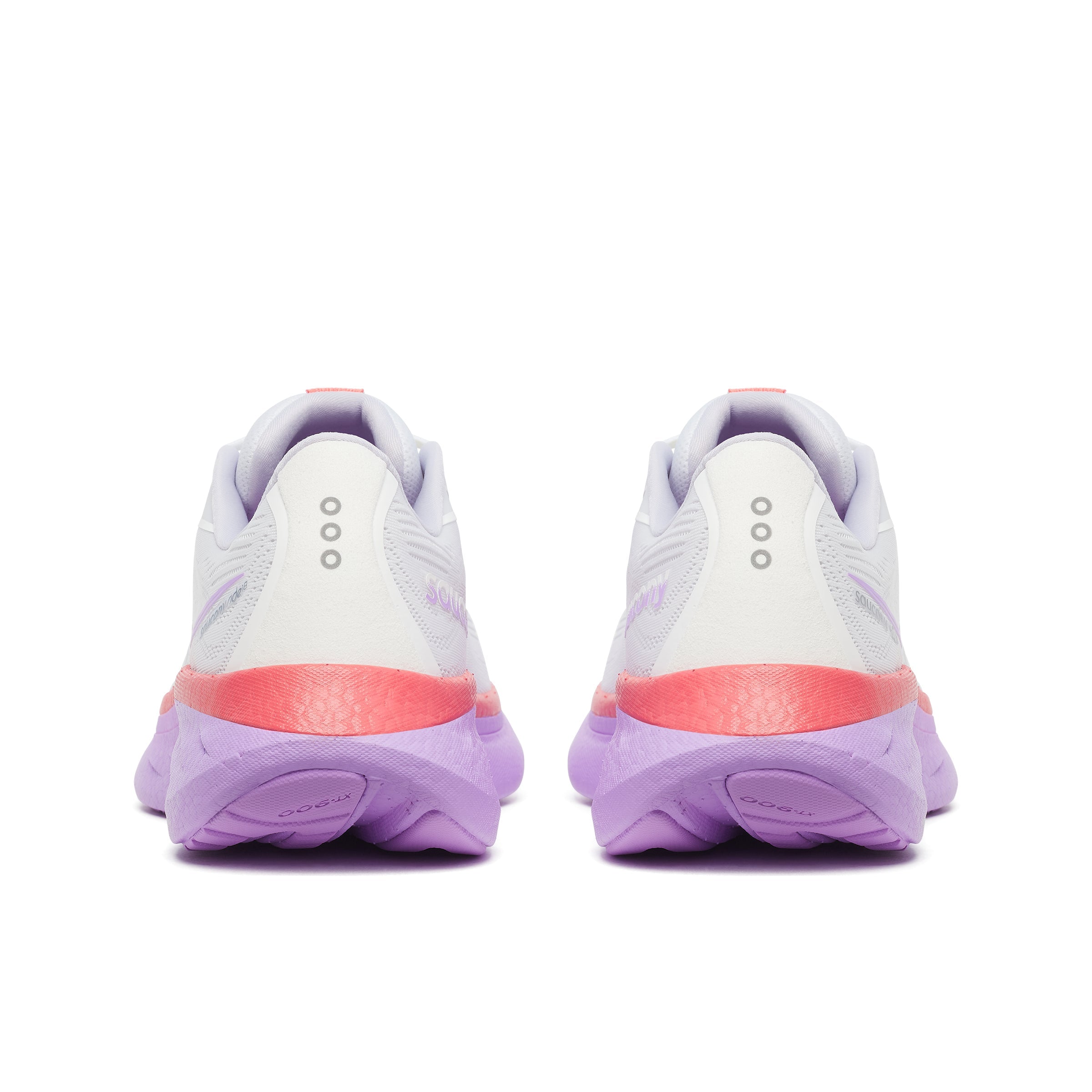 Saucony Ride 18, Laufschuh, Damen, White/Coral