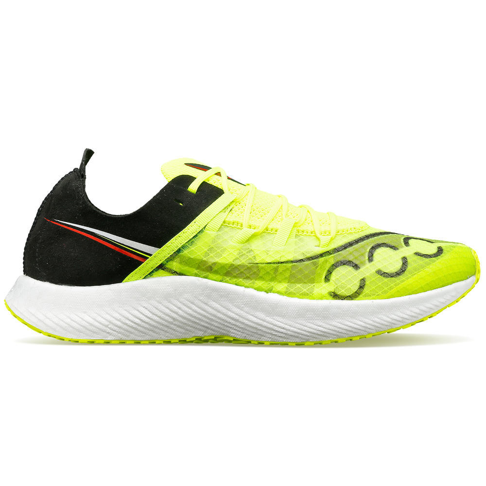Saucony Sinister, Laufschuhe, Damen, citron/black, gelb/schwarz, B-WARE, kein Umtausch