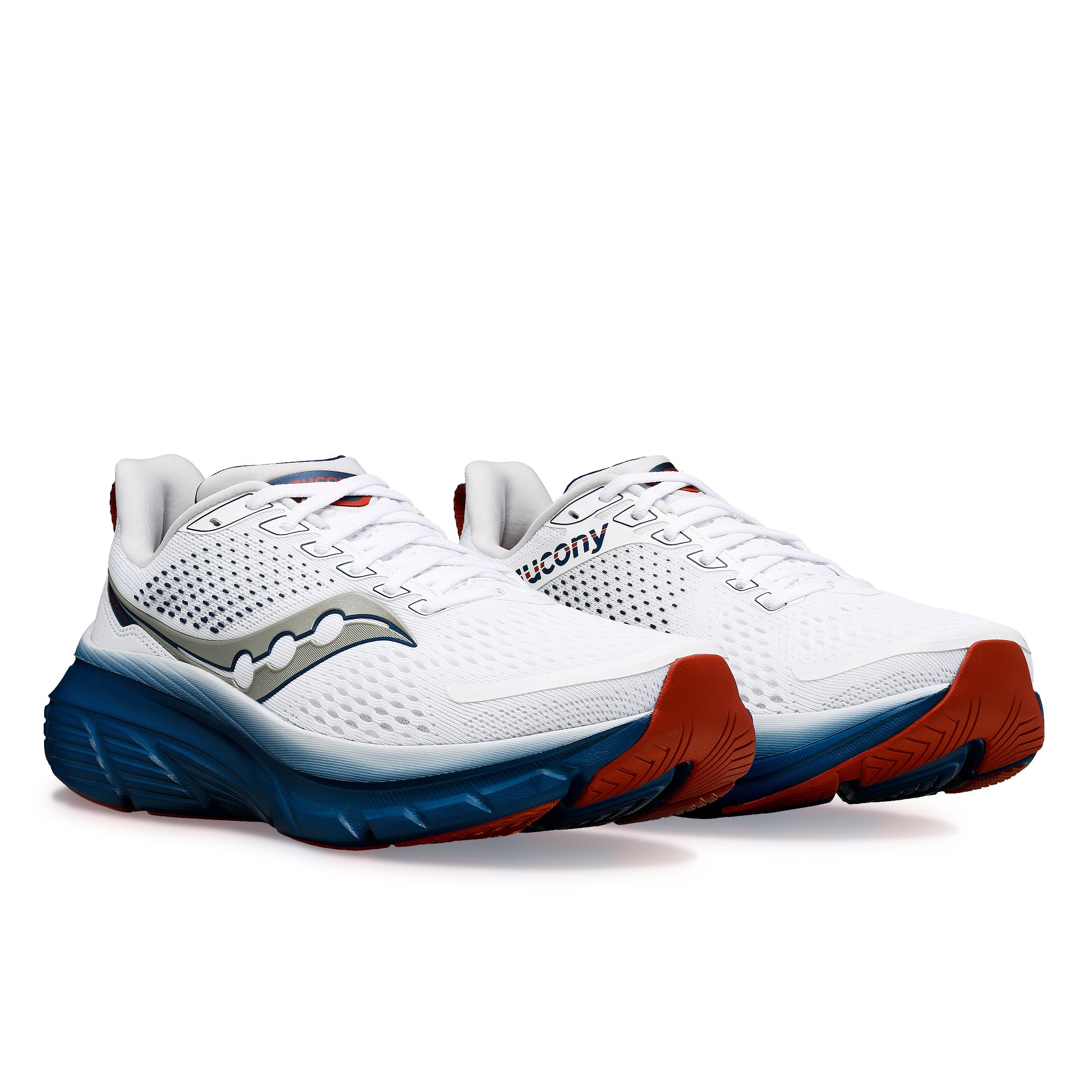 Saucony Guide 17, Herren, White/Navy