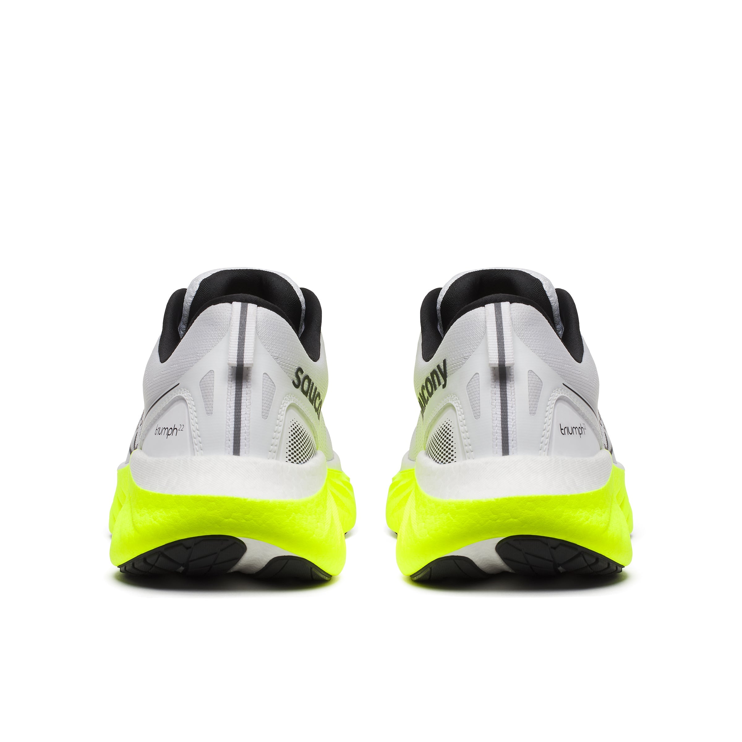 Saucony Triumph 22, Laufschuhe, Herren, White/Citron