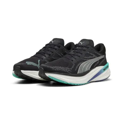 Puma Magnify NITRO 2 Herren Laufschuh – Black/Aquatic/Blue Crystal