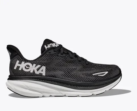 Hoka Clifton 9, Laufschuh, Herren, Black/White