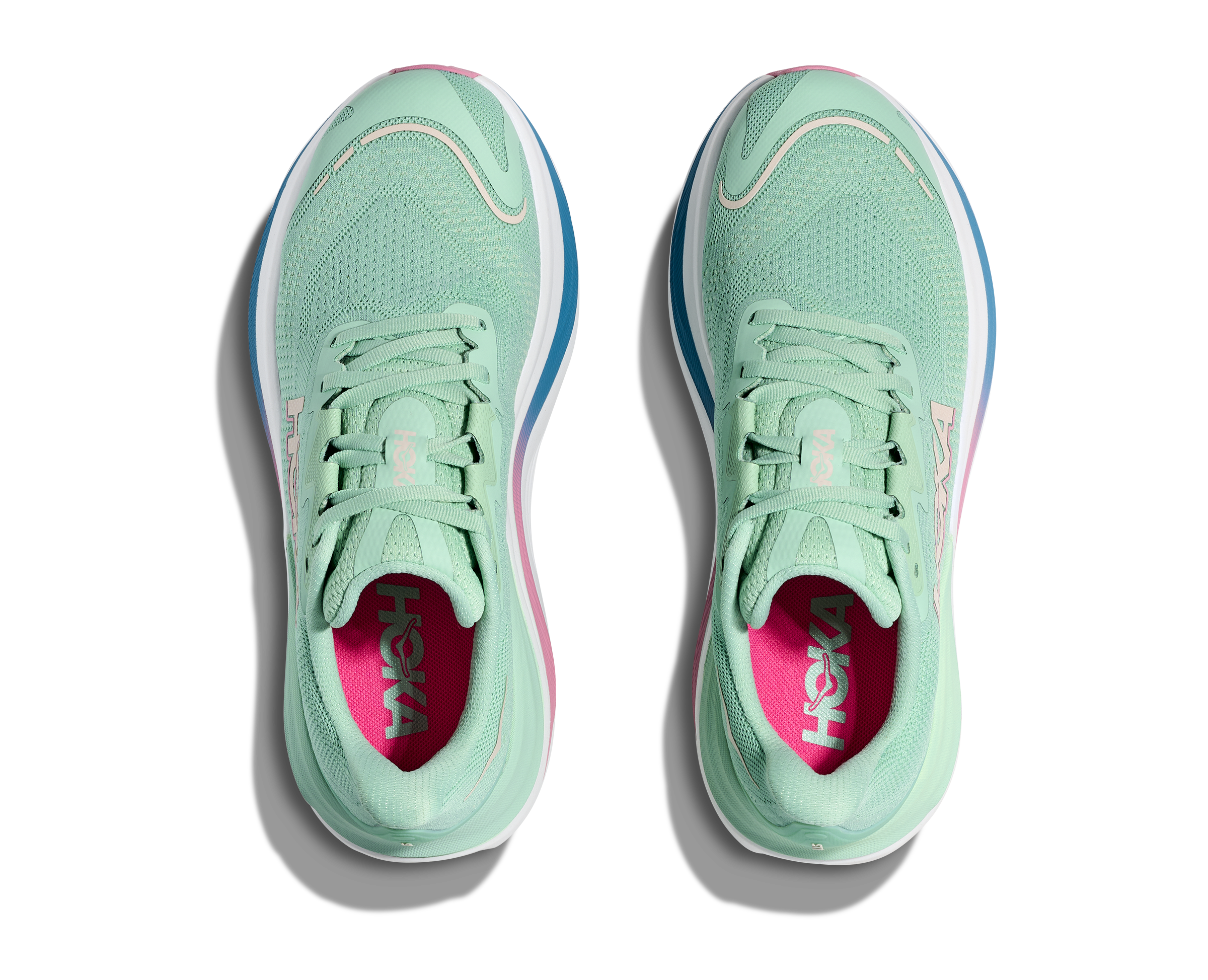 Hoka Skyward X, Laufschuh, Damen, Jadeite/Dried Rose