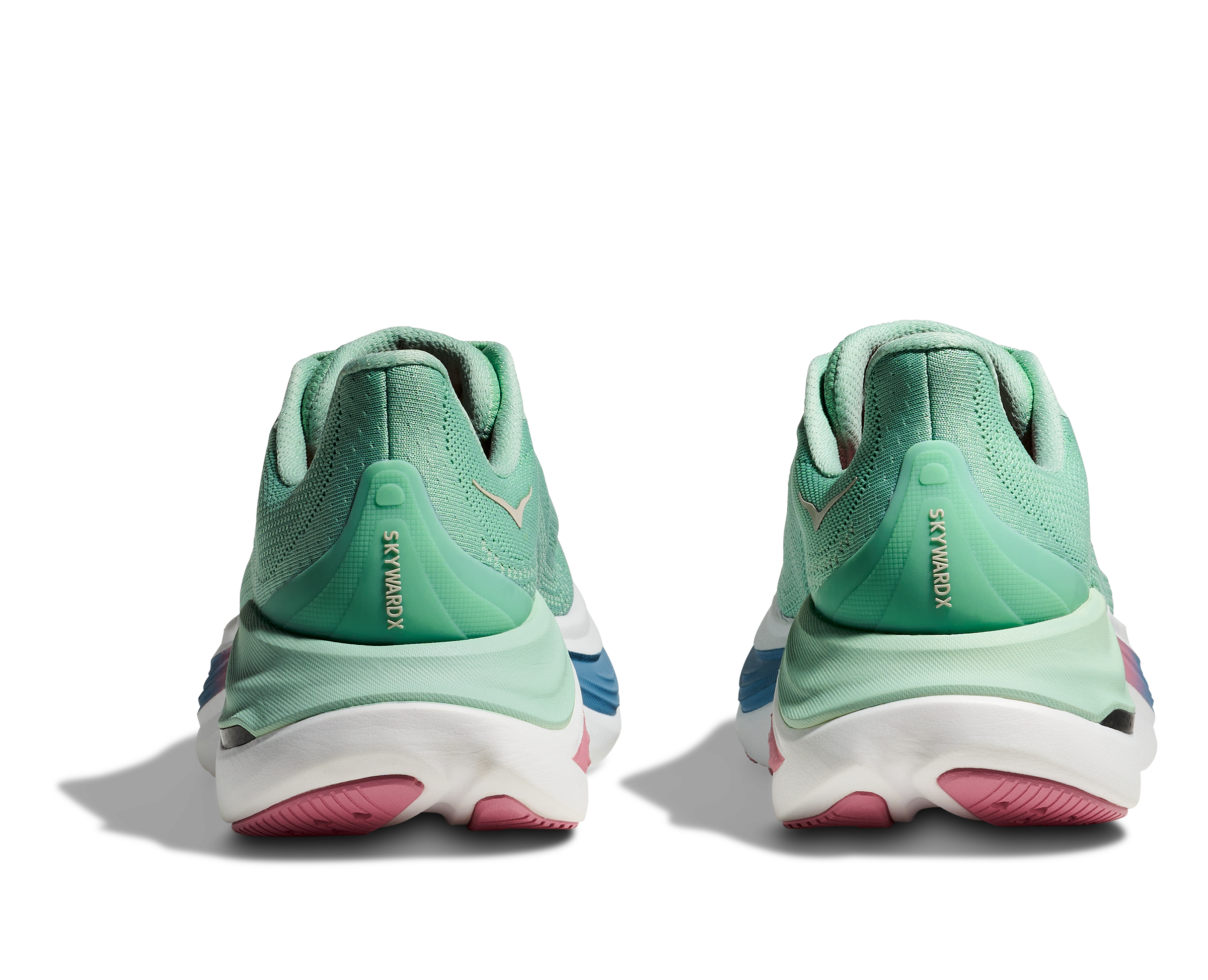Hoka Skyward X, Laufschuh, Damen, Jadeite/Dried Rose