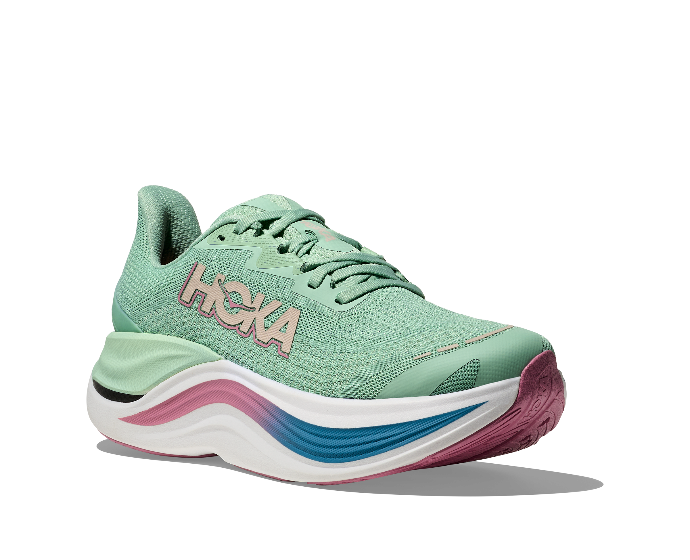 Hoka Skyward X, Laufschuh, Damen, Jadeite/Dried Rose