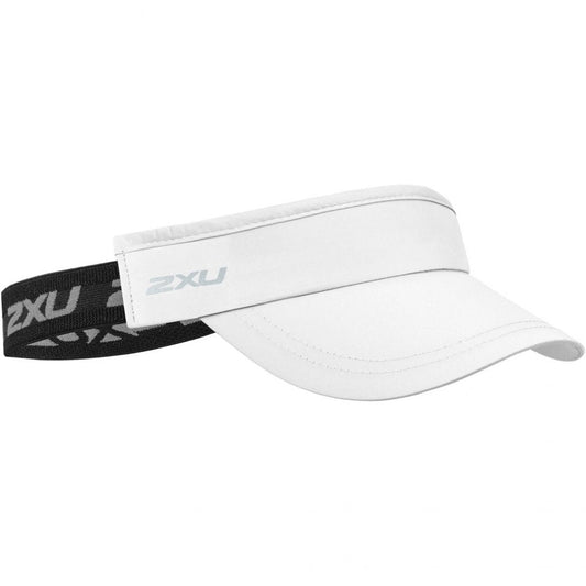 2XU Unisex Performance Visor White/Black