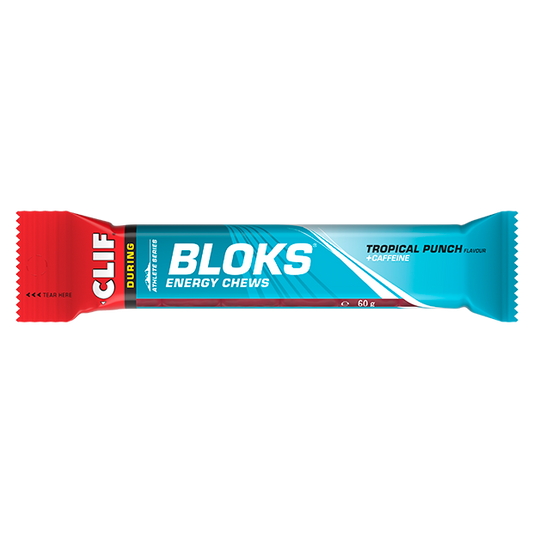 CLIF BAR BLOKS ENERGY CHEWS, Energy Chews, Tropical Punch