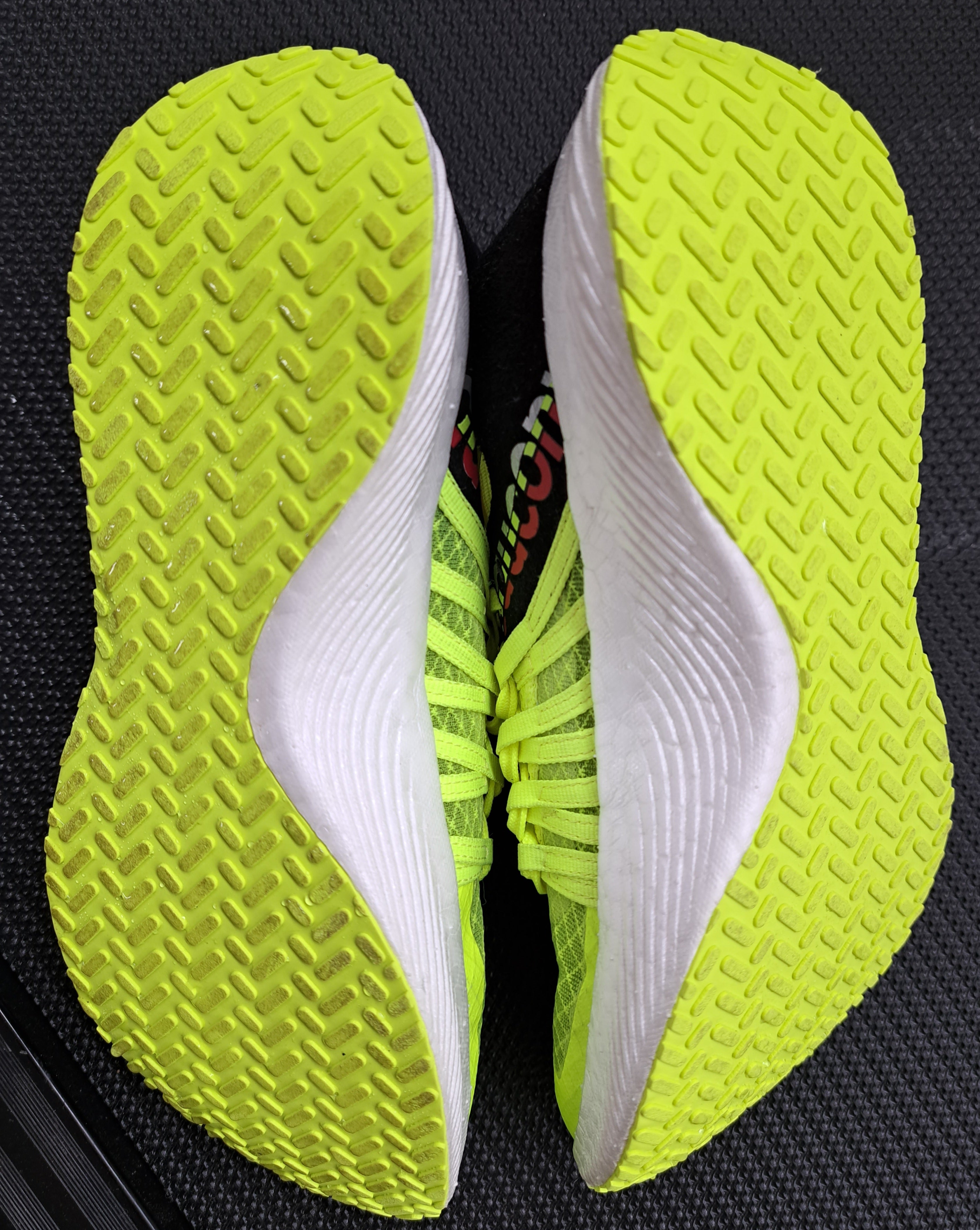 Ansicht der Sohle nach Benutzung