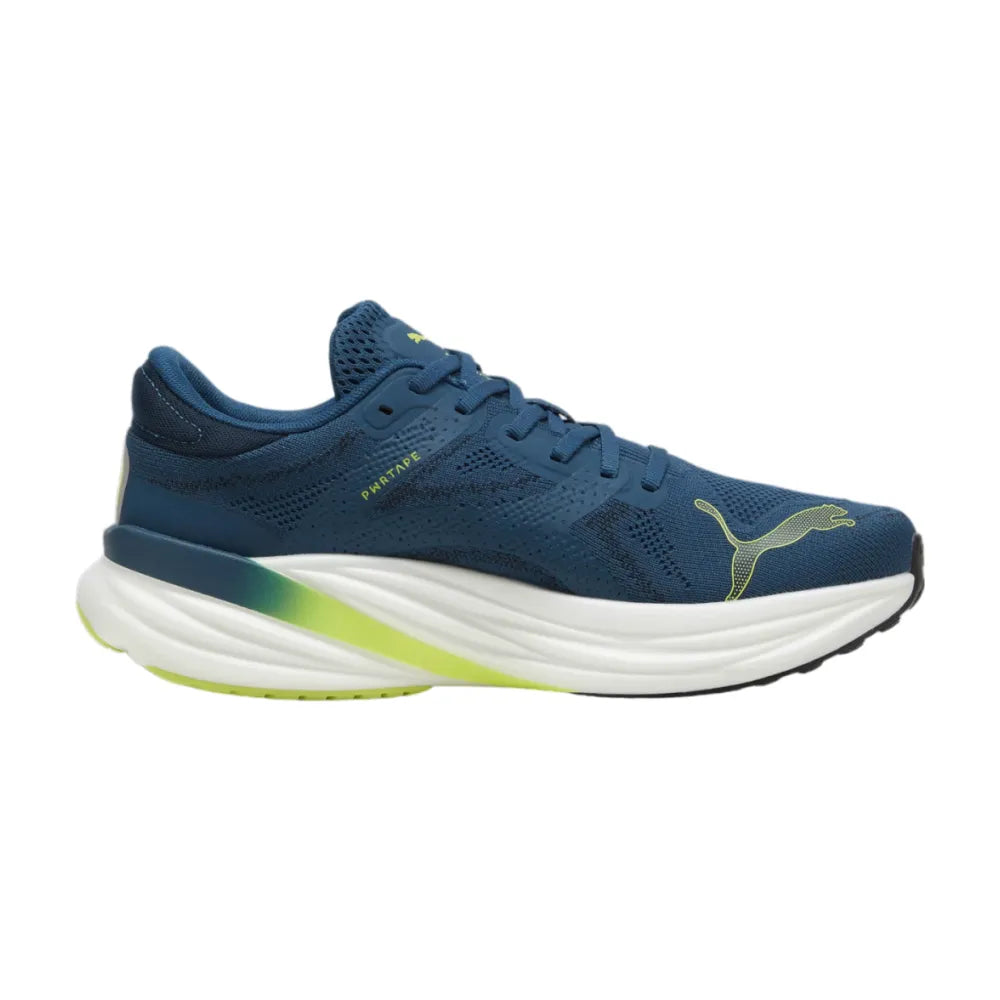 Puma Magnify NITRO 2, Laufschuhe, Herren, Ocean Tropic-PUMA Black-Lime Pow