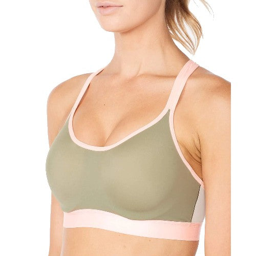 2XU Hi Impact Bra, Damen, olive/pink