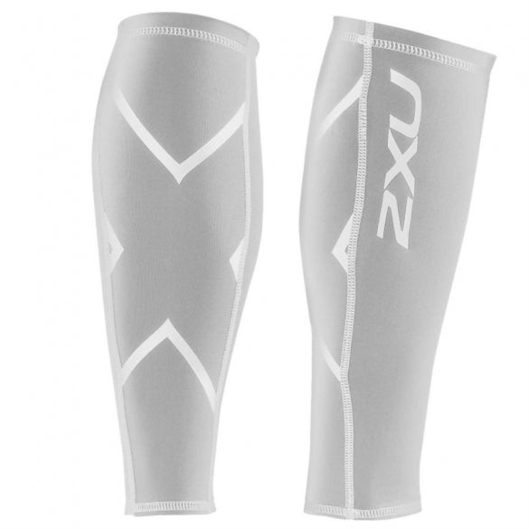 2XU X Compression Calf Guards, weiß