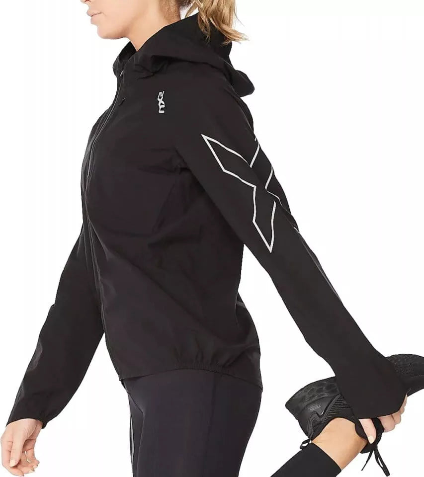 2XU Light Speed WP Jacket, Damen, Black/Silver Reflective