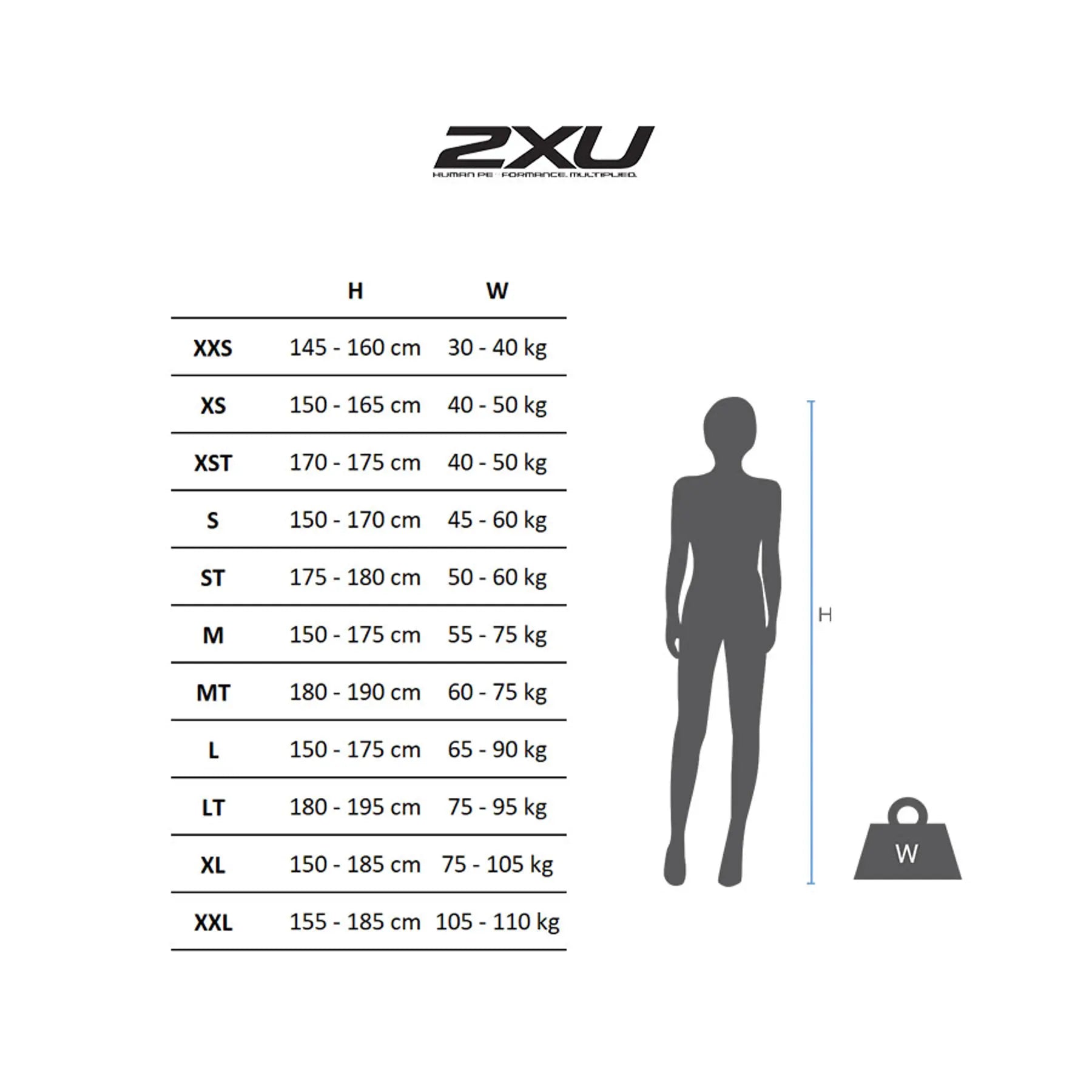 2XU Accelerate Compression Tights Damen - Black/grey Reflective