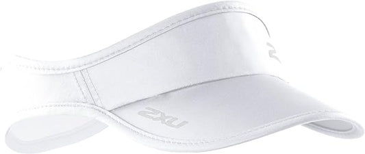 2XU Run Visor Unisex Weiß