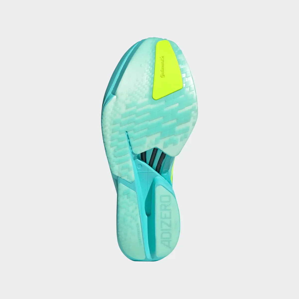 Adidas ADIZERO ADIOS PRO 4, Laufschuh, Herren, Flash Aqua / Lucid Lemon / Mint Ton