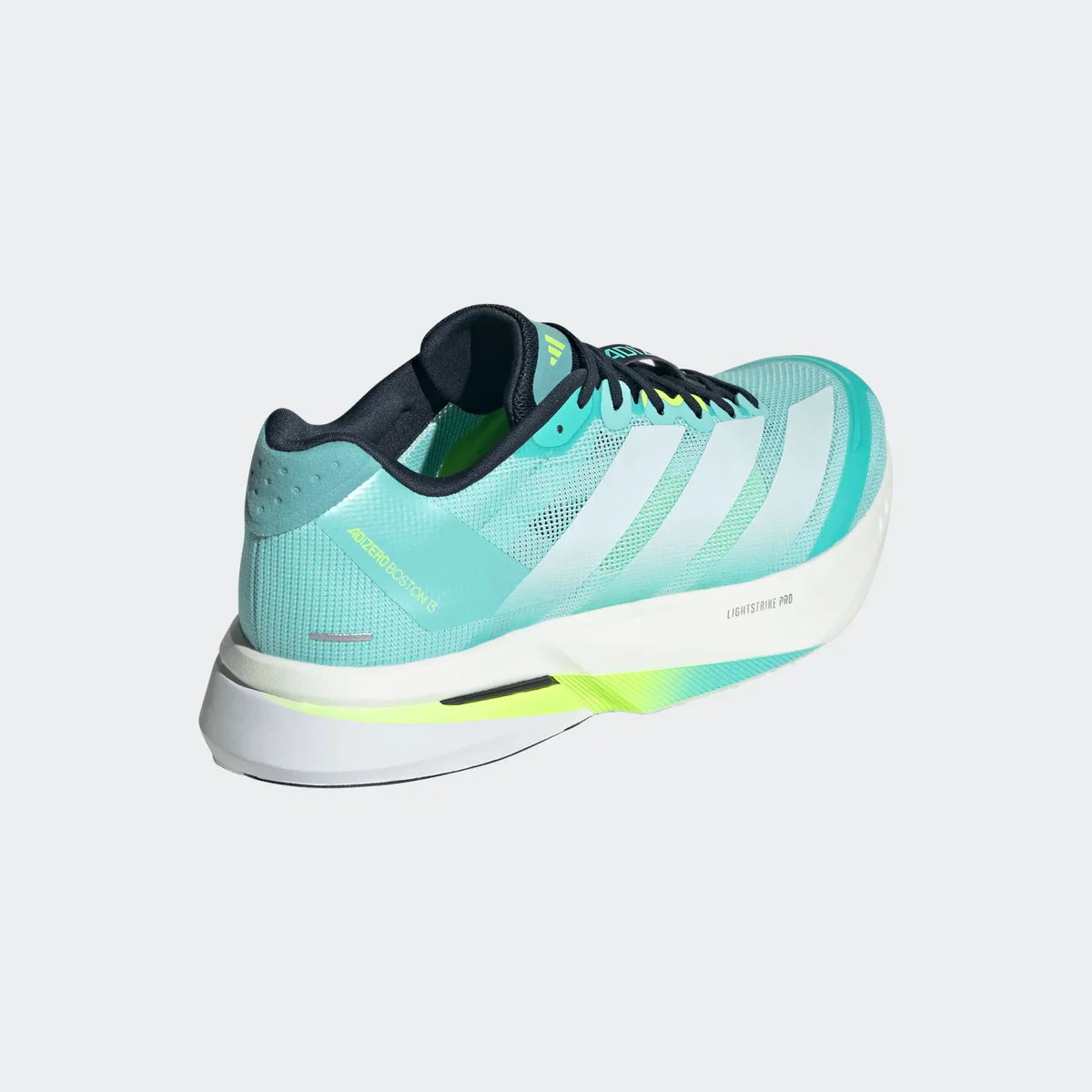 Adidas ADIZERO BOSTON 13, Laufschuh, Herrren, Flash Aqua/Cloud White/Lucid Lemon