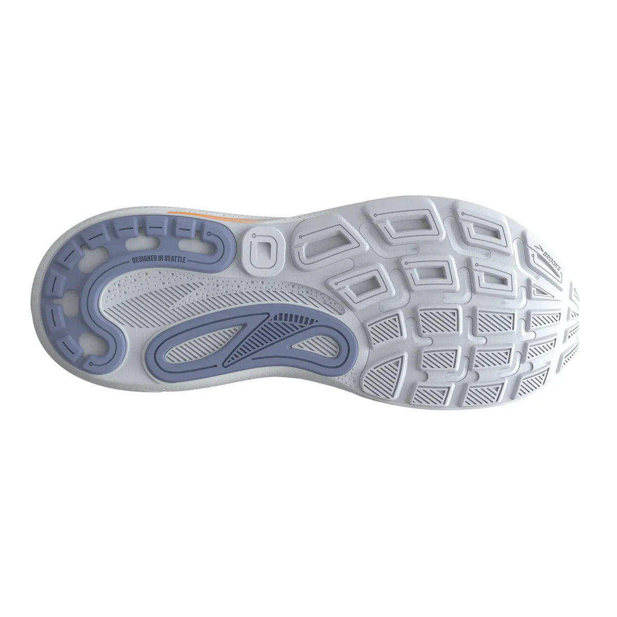 Brooks Adrenaline GTS 24, Laufschuhe, Damen, Blue Heron/White/Orange