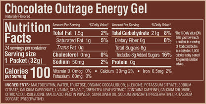 GU Energy Gel 32g Chocolate Outrage