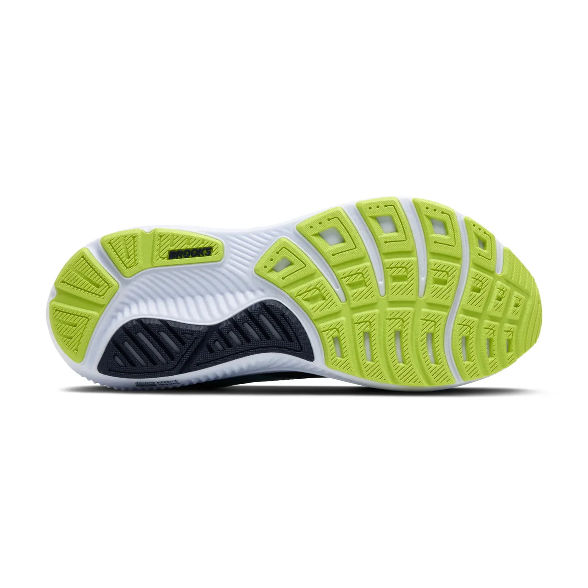 Brooks Ghost 17, Laufschue, Herren, Peacoat/Lime/Blue