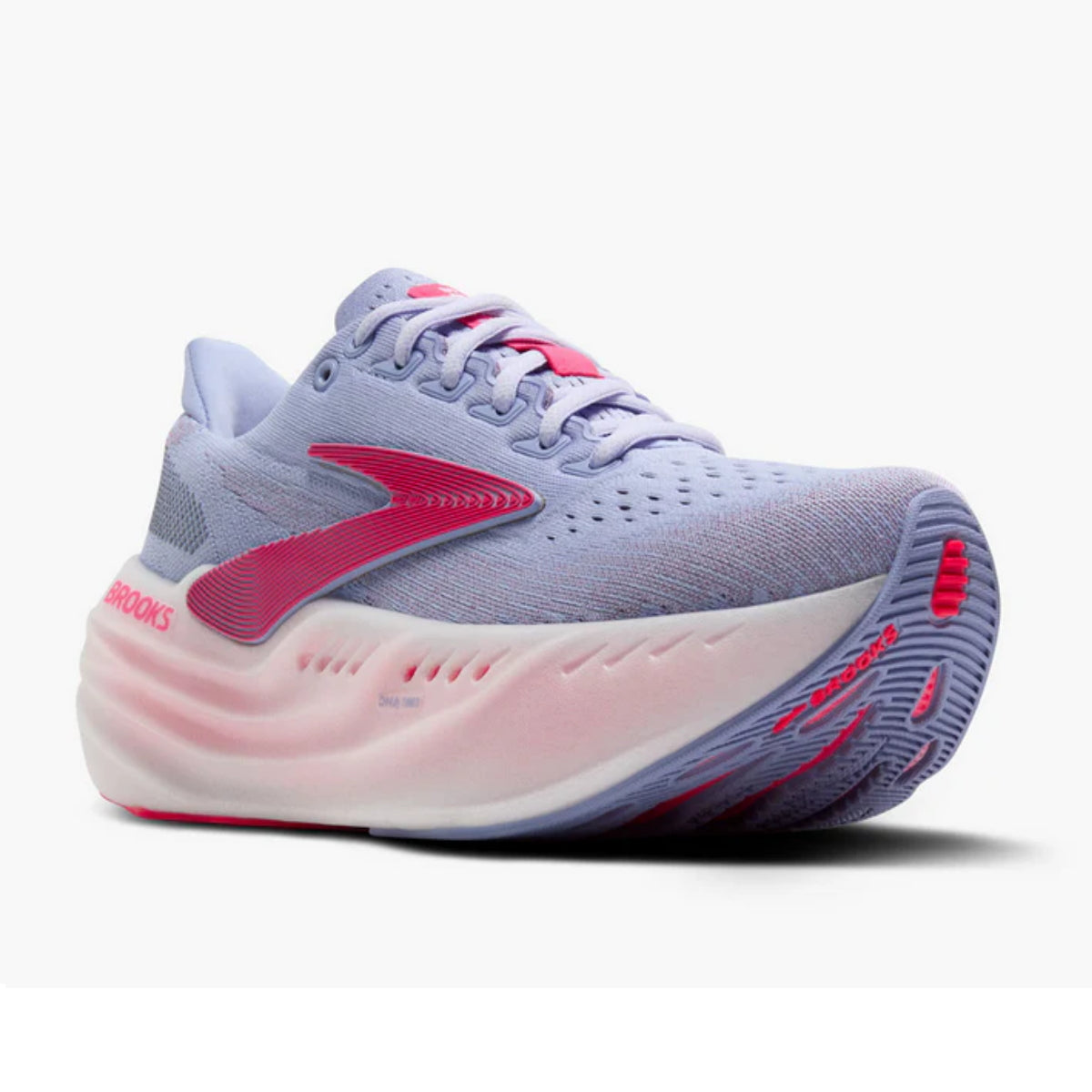 Brooks Glycerin Max, Laufschuh, Damen, Blue Heron/Diva Pink/White