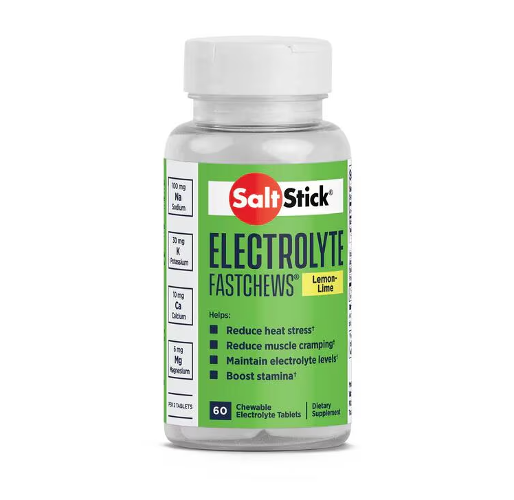 SaltStick Fastchews Green Apple, Elektrolyt-Kautabletten, 60 Stück, 96 g