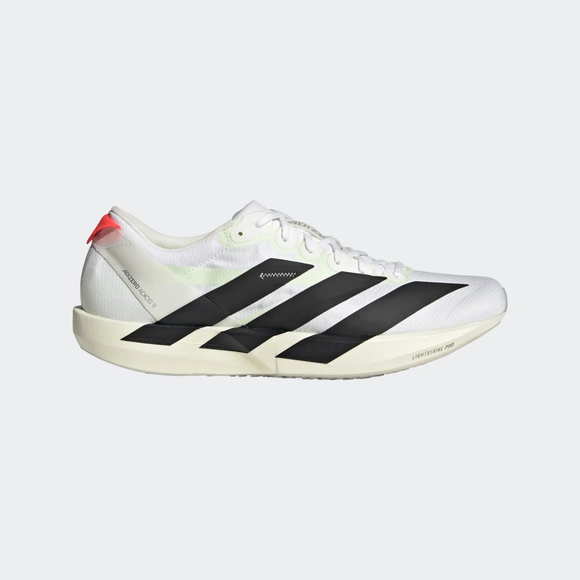 Adidas ADIZERO ADIOS 9, Laufschuh, Herrren, Cloud White/Core Black/Silver Metallic