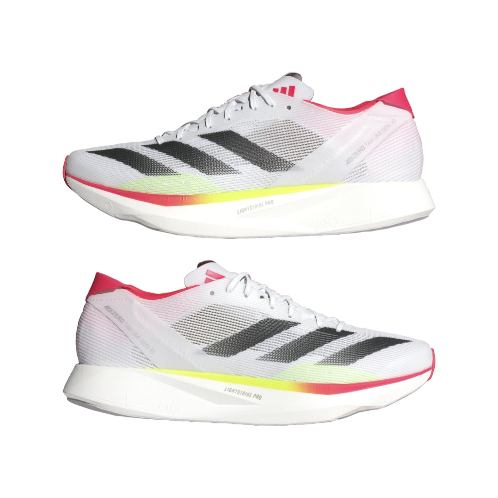 Adidas ADIZERO TAKUMI SEN, Laufschuh, Herrren, Cloud White/Core Black/Lucid Red