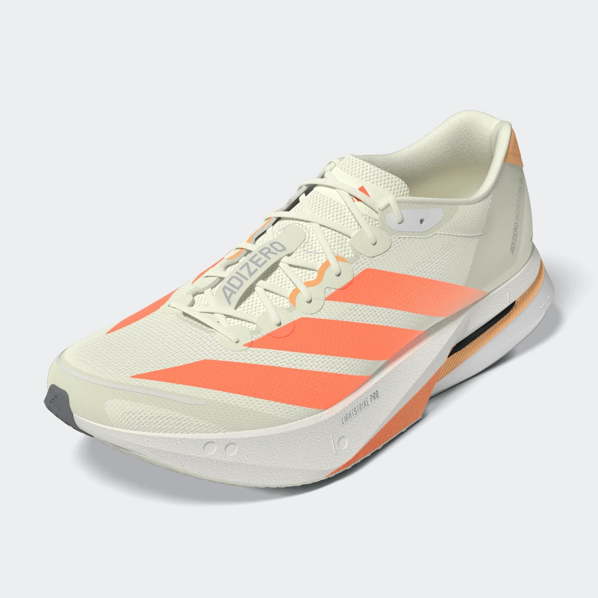 Schrägansicht linger Schuh von vorne