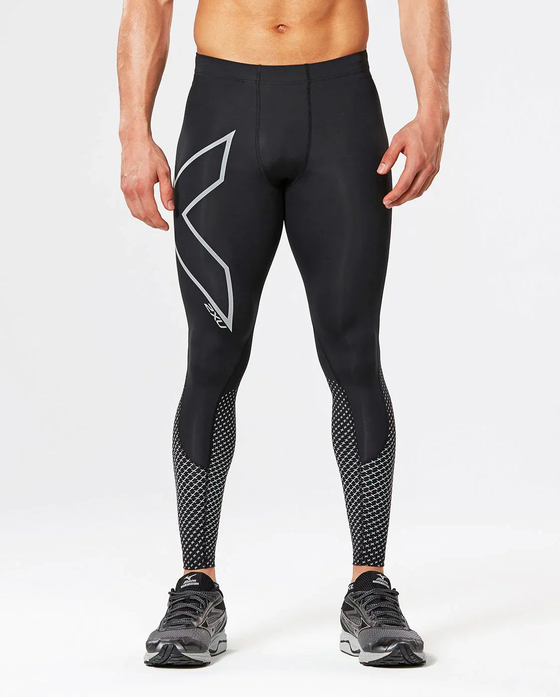 2XU Reflect Compression Tights, Herren, schwarz