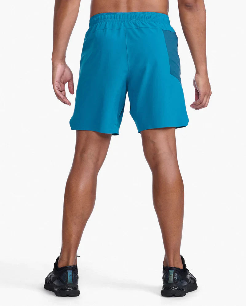 2XU Motion 8 Inch Shorts, Laufshort, Herren, Celestial/Dark Ocean