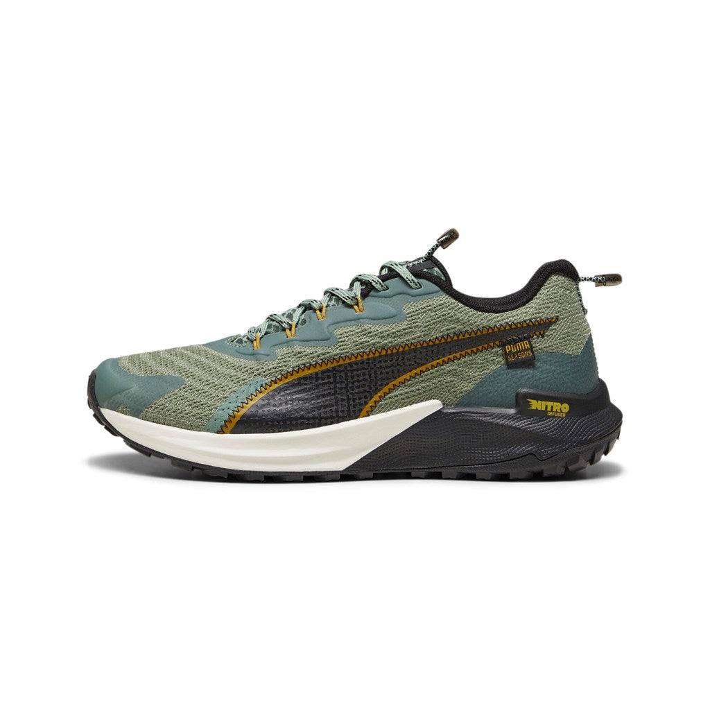 Puma Fast-Trac Nitro 2, Herren, Eucalyptus-Amber-Alpine Snow-PUMA Black