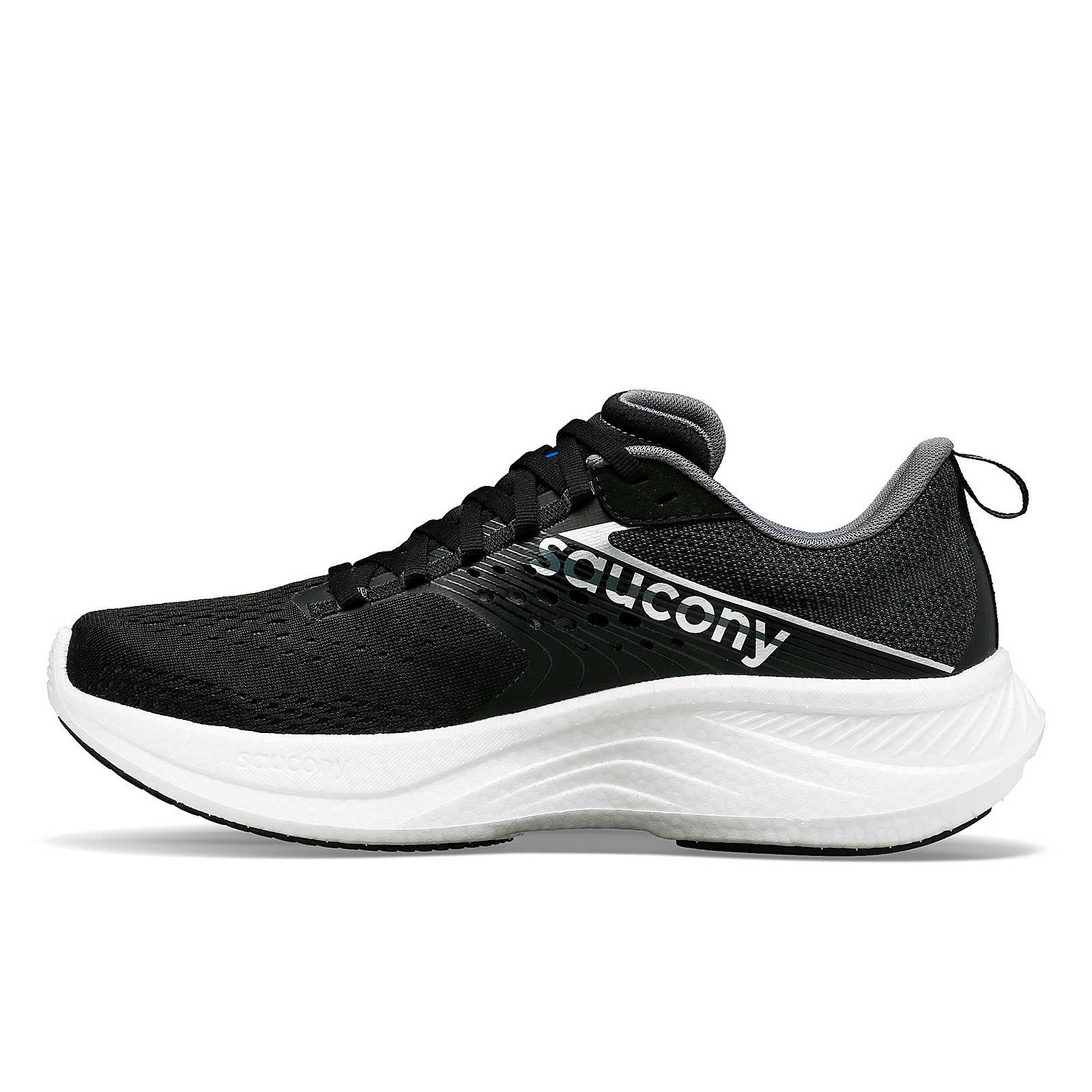 Saucony Ride 17, Damen, Laufschuhe, Black/White