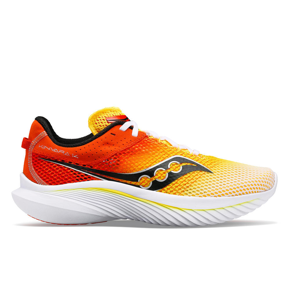 Saucony Kinvara 14, Herren, white/vizigold