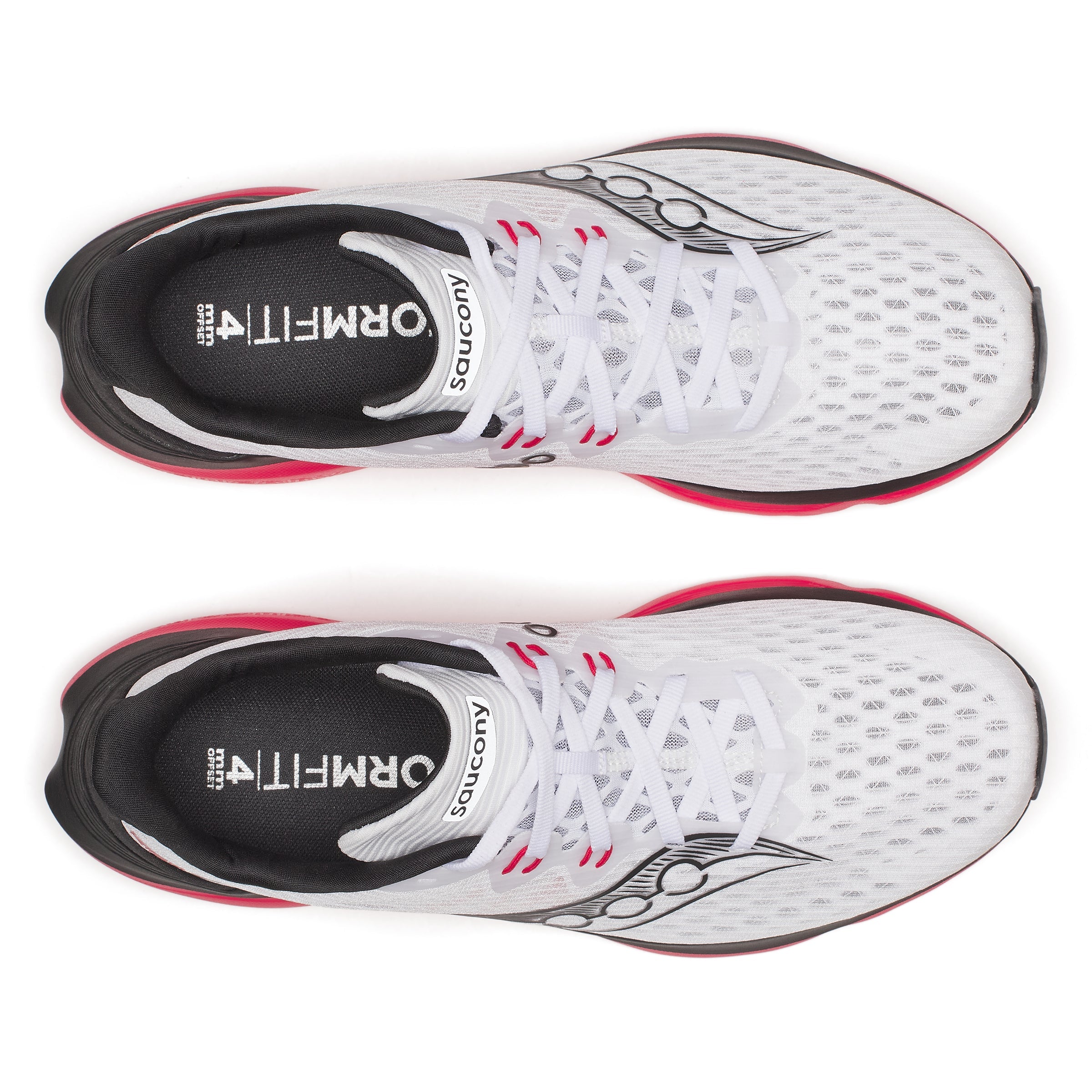 Saucony Kinvara 16, Laufschuh, Herren, White/Red